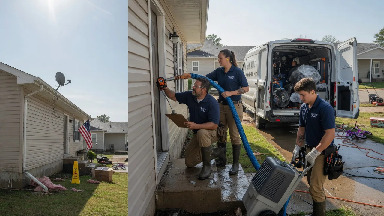 Ceiling Water Damage Restoration in Fargo, OK near me